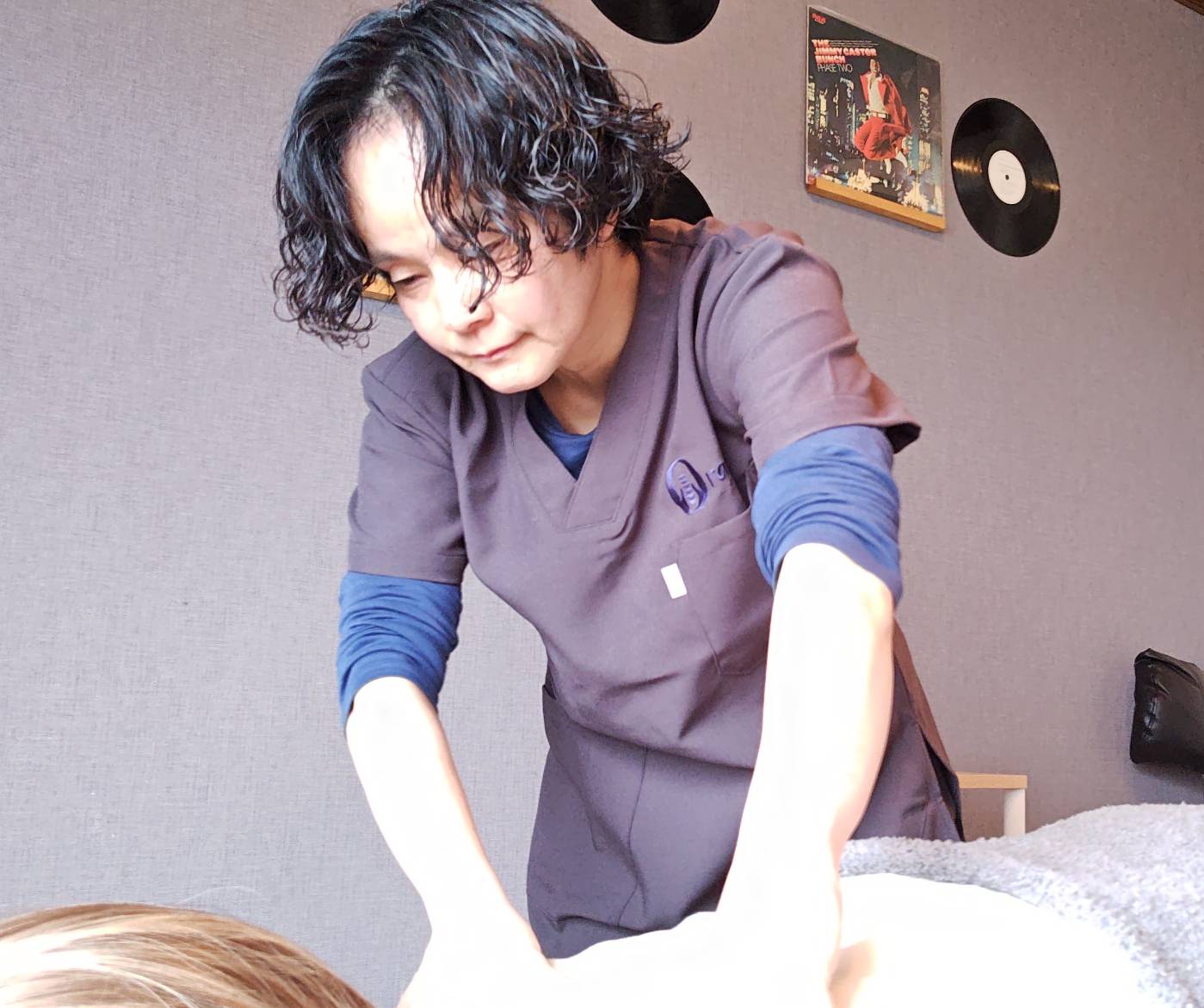 施術の様子